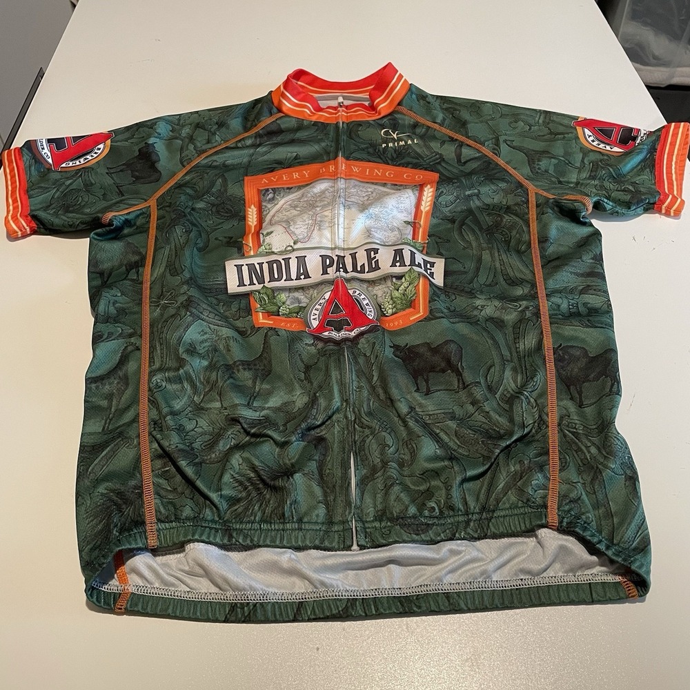 Primal Men's Cycling Jersey Full Zip Avery Brewery India Pale Ale Men's